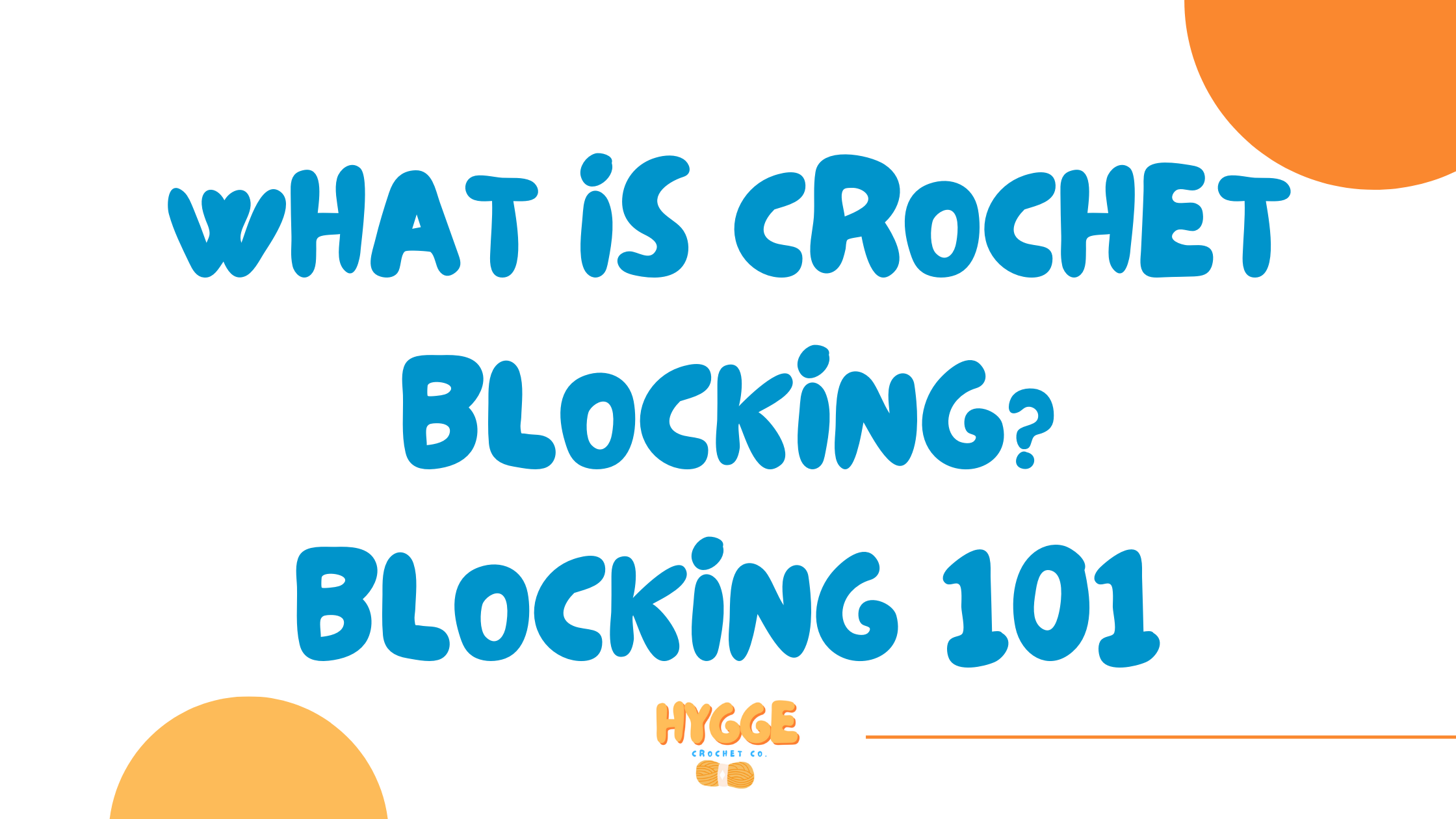 What is Crochet Blocking? Blocking 101