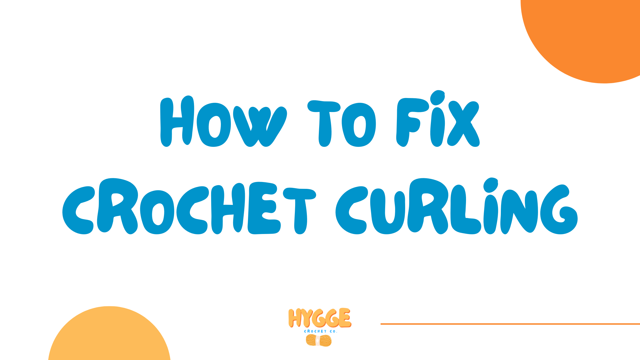 Why is My Crochet Curling? How to Fix Crochet Curling Hygge Crochet Co.