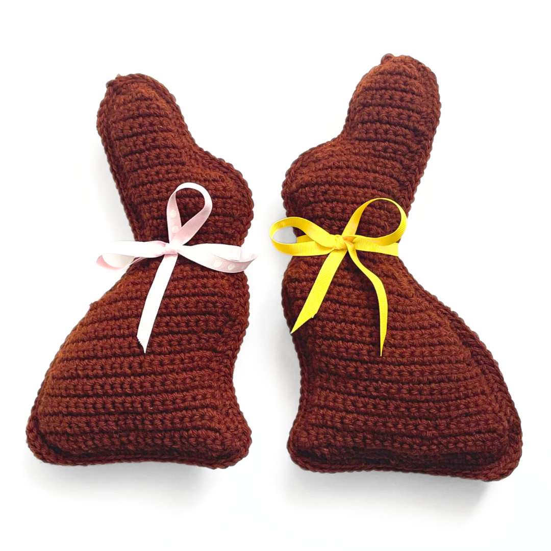 Chocolate Easter Bunny FREE Crochet Pattern