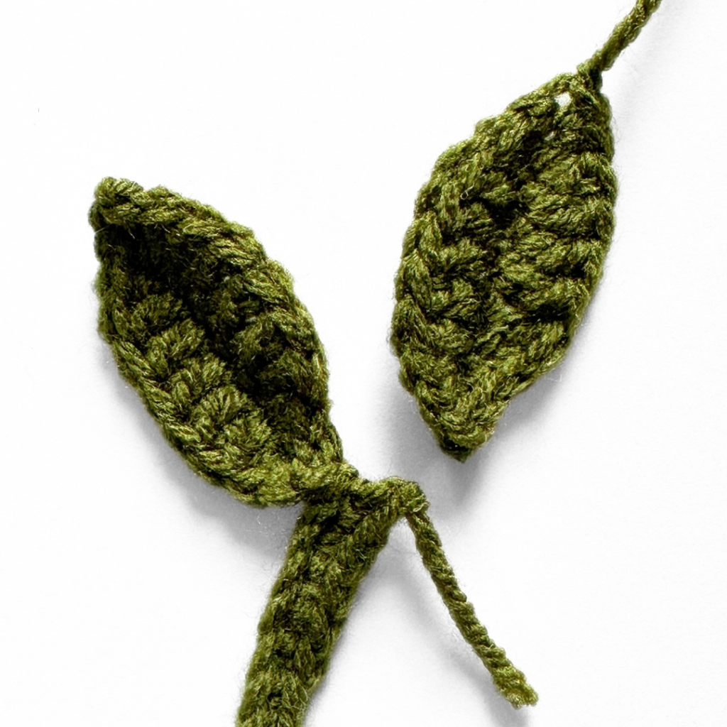 Sprout Pattern Headphone Leaf Sprout FREE Crochet Pattern + Video Tutorial - Hygge ...