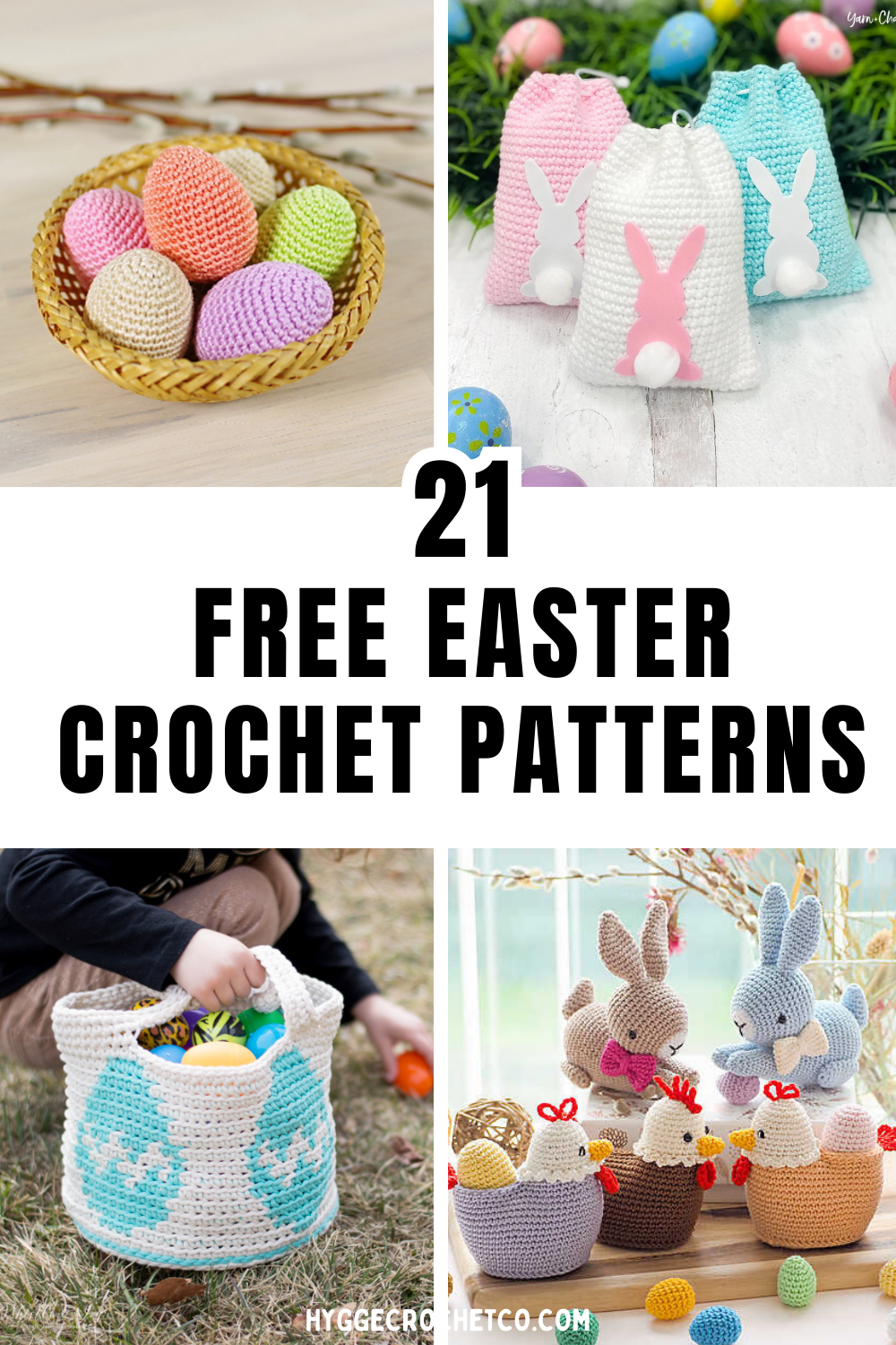 21 Free Crochet Patterns for Easter